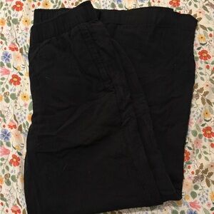 Old Navy Black Wide Leg Linen Pants